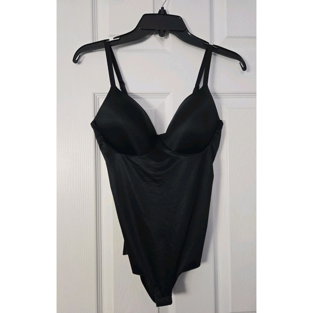 Assets Womans One Piece Under Garment Size Large Black